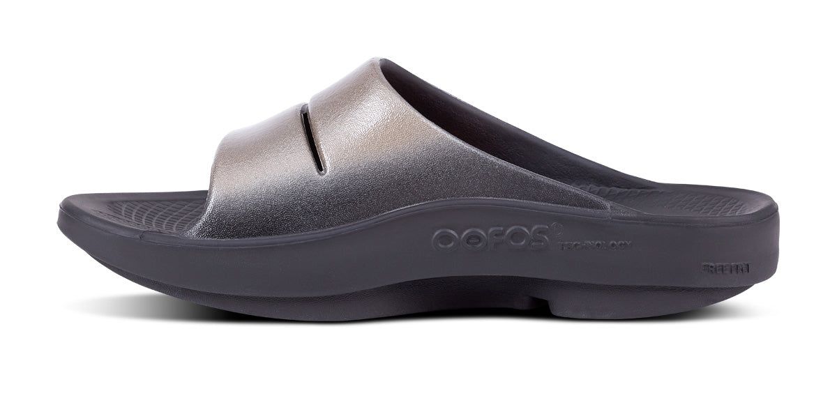 Oofos OOahh Luxe Slide Sandal Sandalen Dames Latte | BR5319028
