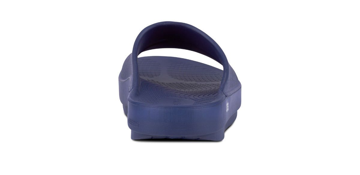 Oofos OOahh Slide Sandal Sandalen Heren Donkerblauw | GP5490238