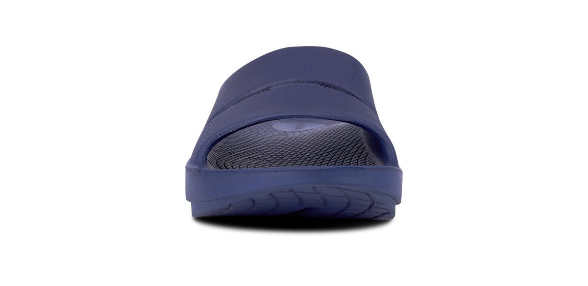 Oofos OOahh Slide Sandal Sandalen Heren Donkerblauw | GP5490238