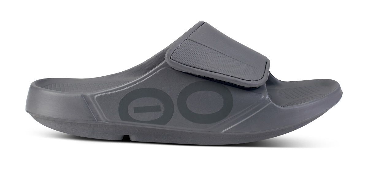 Oofos OOahh Sport Flex Sandal Sandalen Heren Slate | ZY1386972