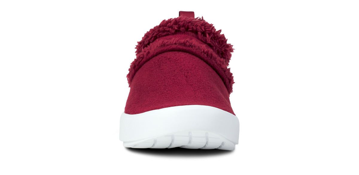 Oofos OOcoozie Low Shoe Pantoffels Dames Donkerrood | LW4863295