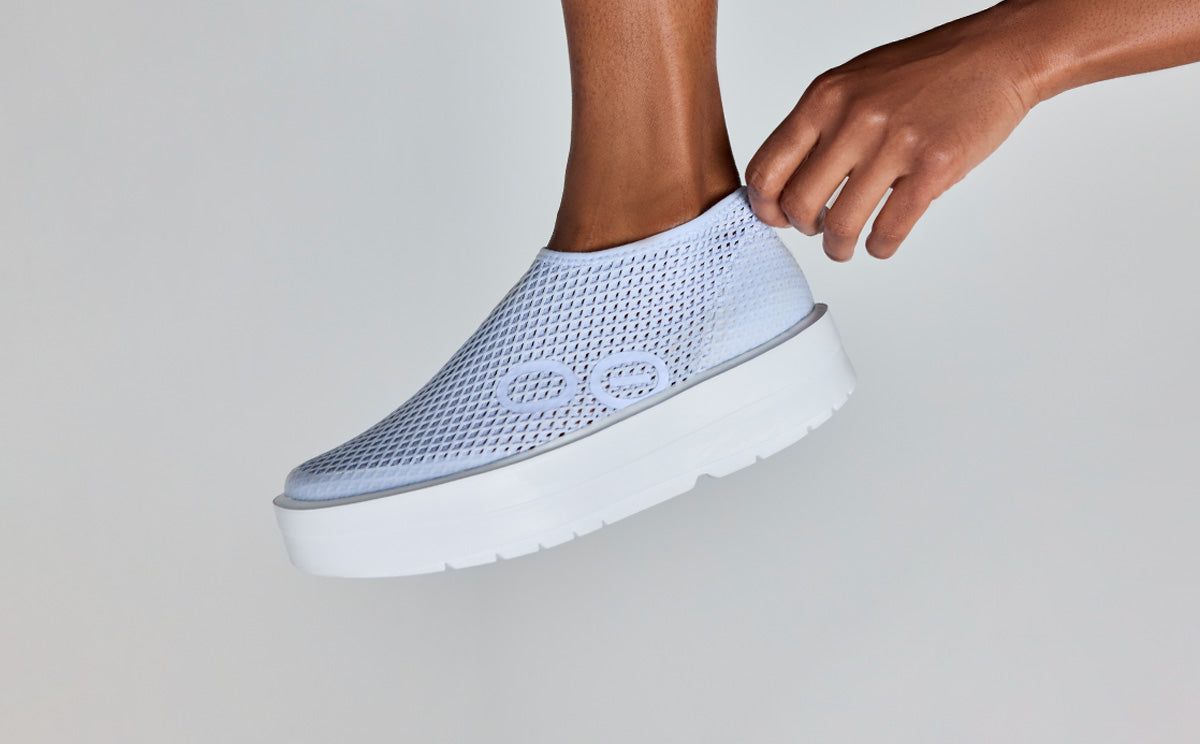 Oofos OOmega Chukka Shoe Schoenen Dames Wit Paars | KA7405138
