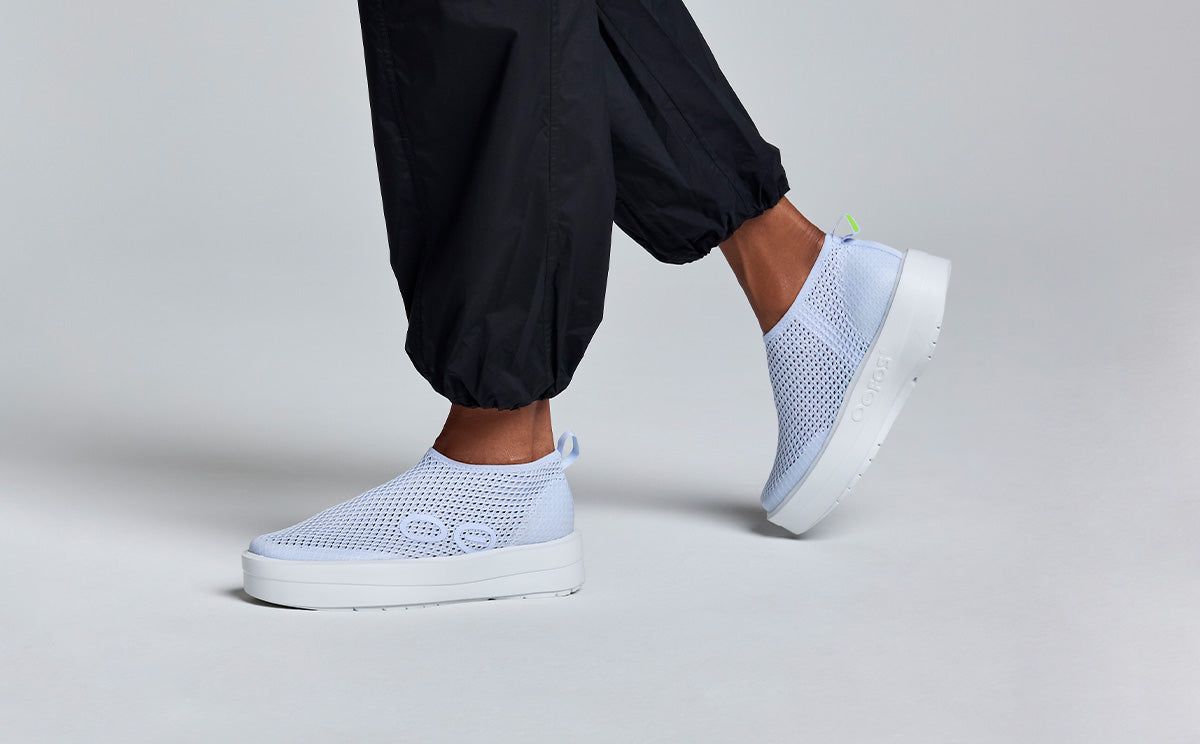 Oofos OOmega Chukka Shoe Schoenen Dames Wit Paars | KA7405138