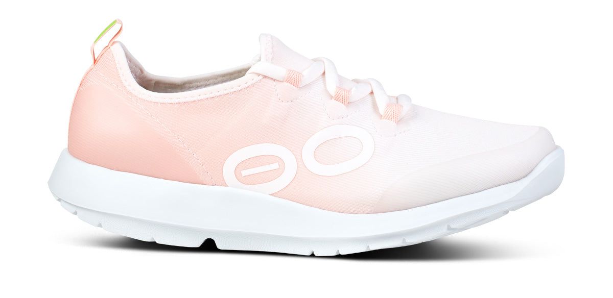 Oofos OOmg Sport LS Low Shoe Schoenen Dames Wit Roze | WI4562901