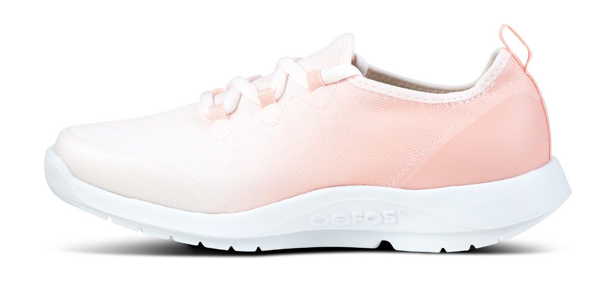 Oofos OOmg Sport LS Low Shoe Schoenen Dames Wit Roze | WI4562901