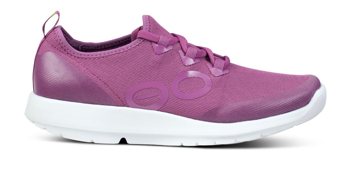 Oofos OOmg Sport LS Low Shoe Schoenen Dames Wit Paars | LG5728094