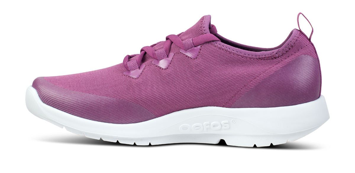 Oofos OOmg Sport LS Low Shoe Schoenen Dames Wit Paars | LG5728094