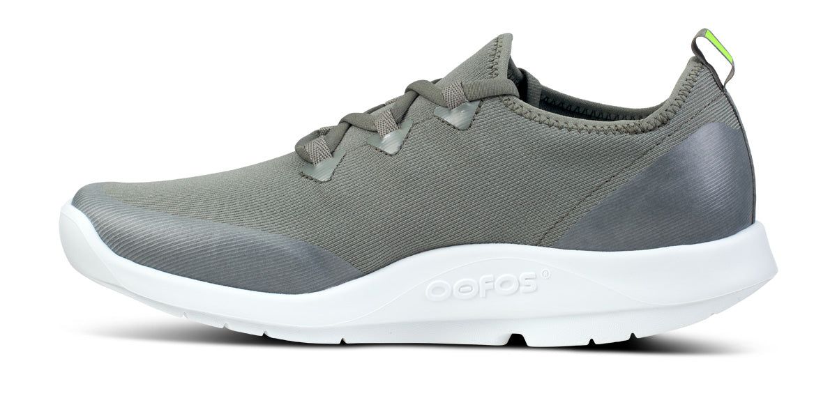 Oofos OOmg Sport LS Low Shoe Schoenen Heren Wit Olijfgroen | GT4835026