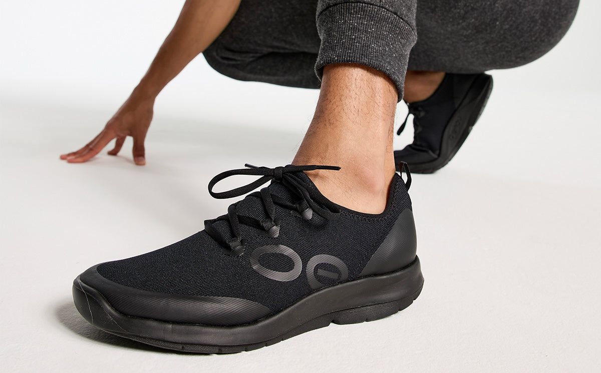 Oofos OOmg Sport LS Low Shoe Schoenen Heren Zwart | AV5897204