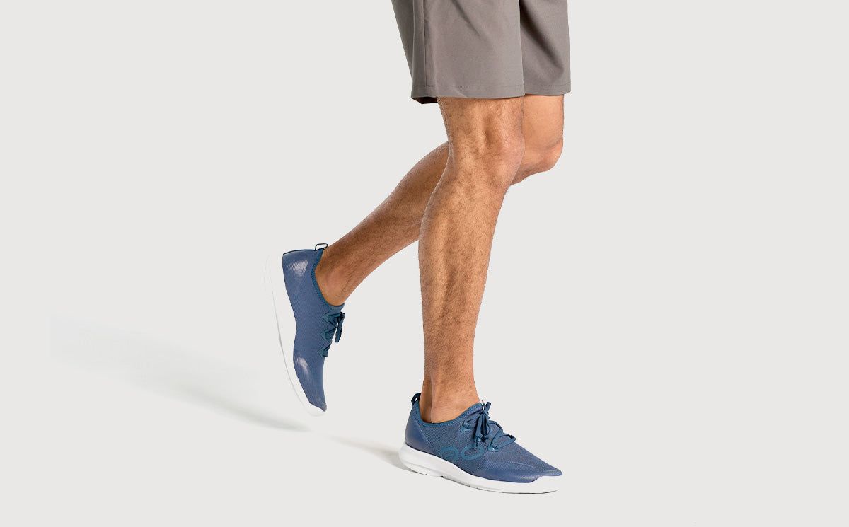 Oofos OOmg Sport LS Low Shoe Schoenen Heren Wit Blauw | LX5284139